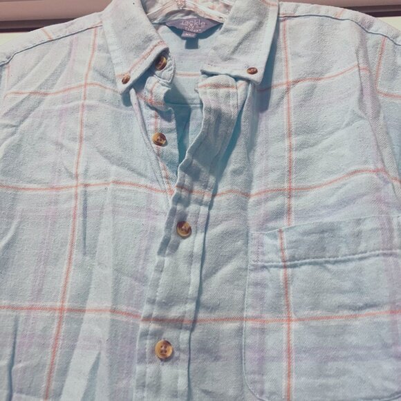 Tackle & Tides-Men's Long Sleeve Size XL Flannel Casual Button Up Shirt-Fall-Com - Picture 5 of 13